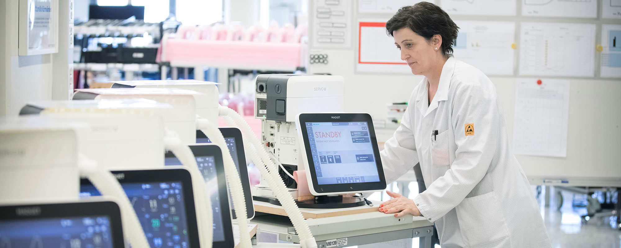 Woman in a lab