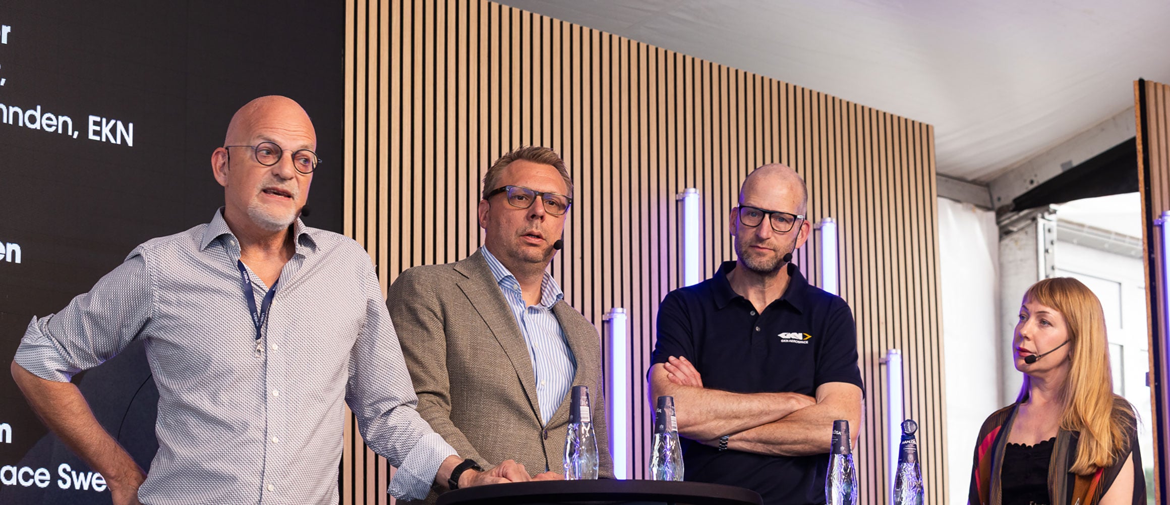 Från panelsamtalet. Åke pratar.