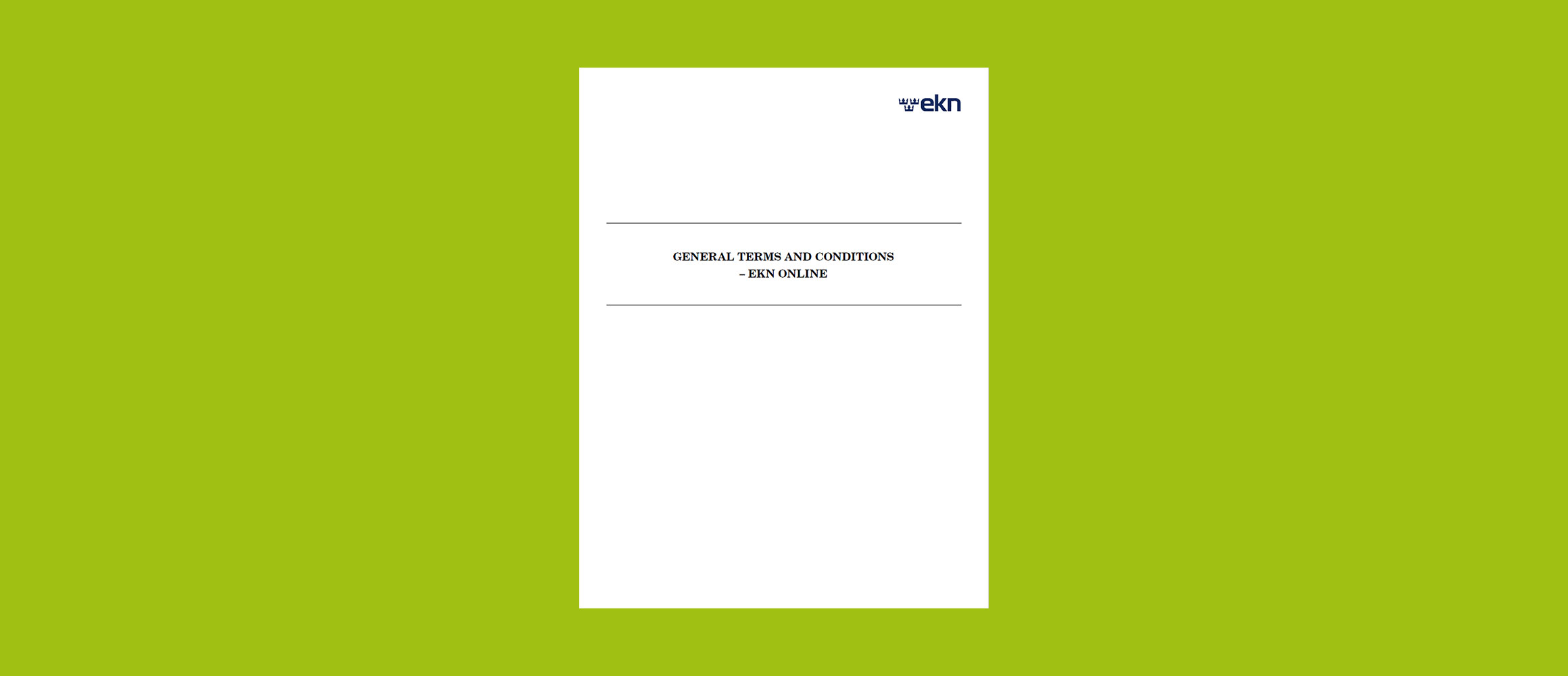 Faksimile of General Terms and Conditions